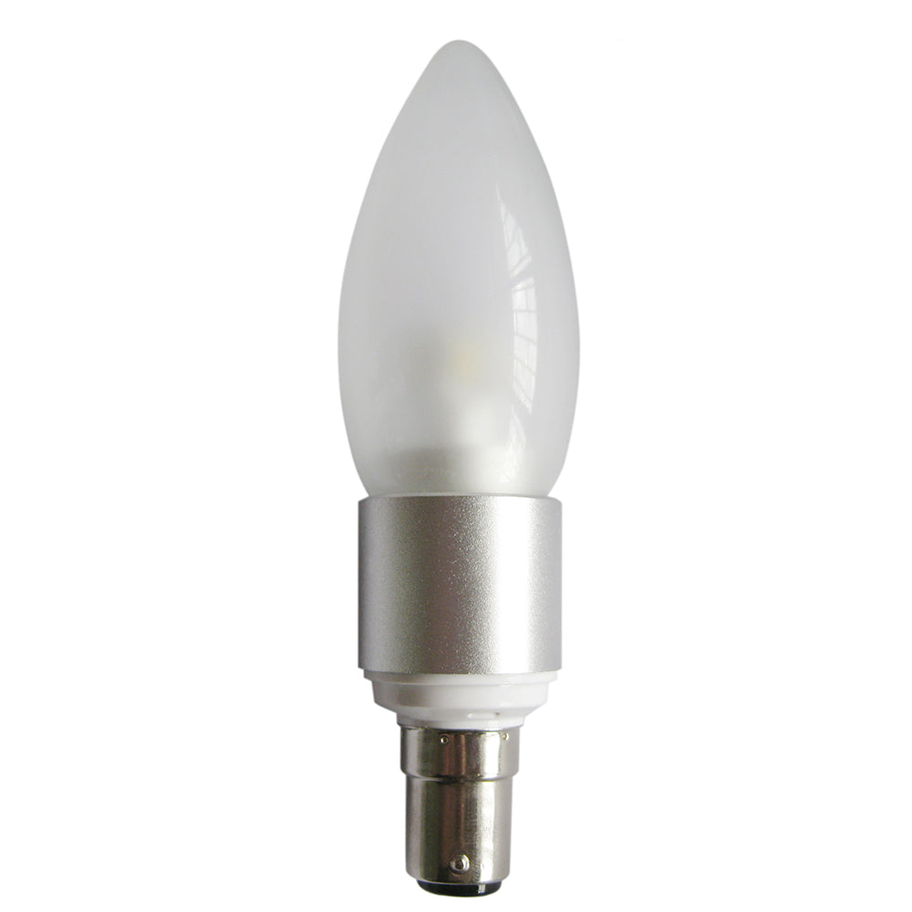 Buy LED Globes Australia Candle LED Globe SBC 4W 240V L110mm Frosted Glass 5000K - CAN16