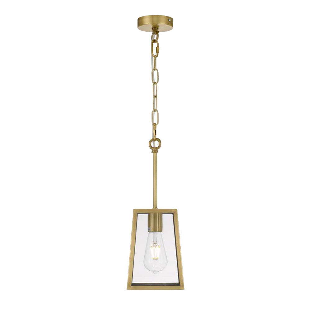 Cantena 1 Light Small Pendant Antique Brass - CANTENA PE15-AB