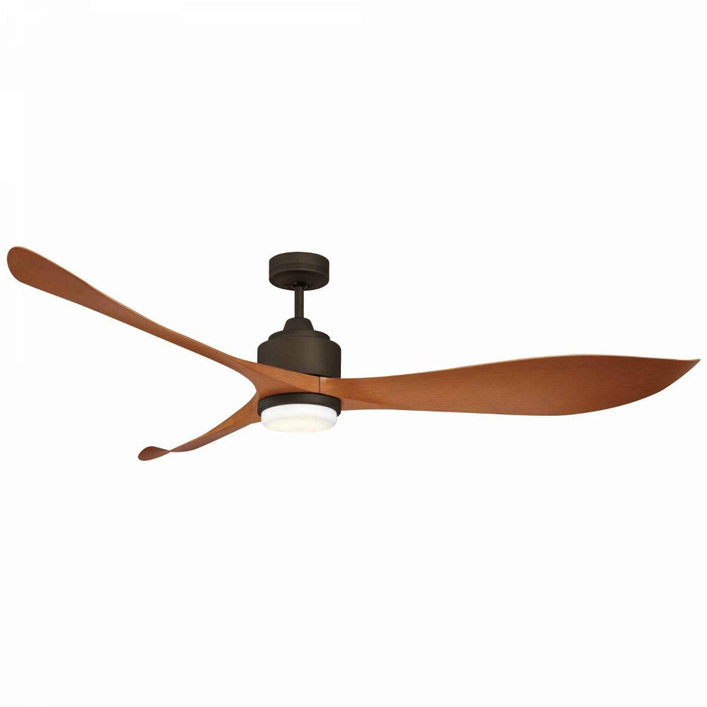 Eagle XL DC Ceiling Fan 66" Oil Rubbed Bronze With Light + Remote Control - FC368163RB