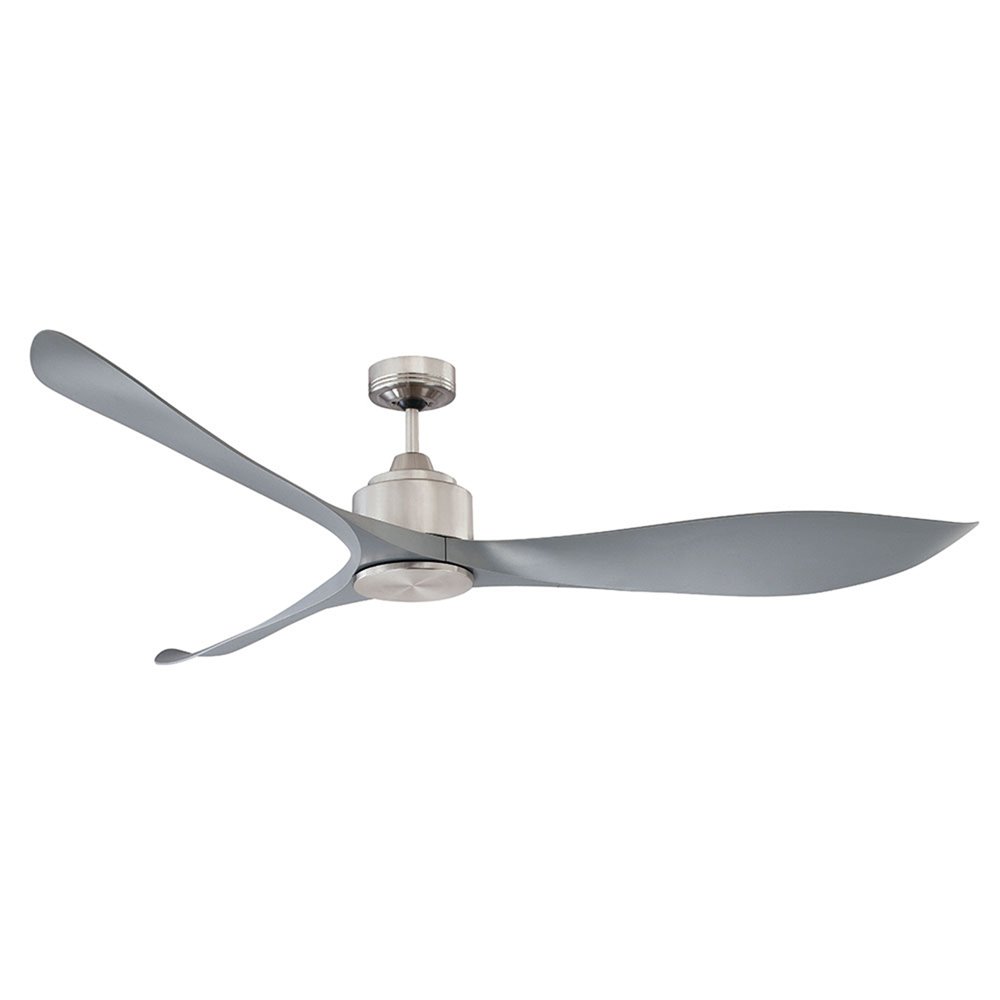 Eagle XL DC Ceiling Fan 66" Brushed Chrome + Remote Control - FC360163BC