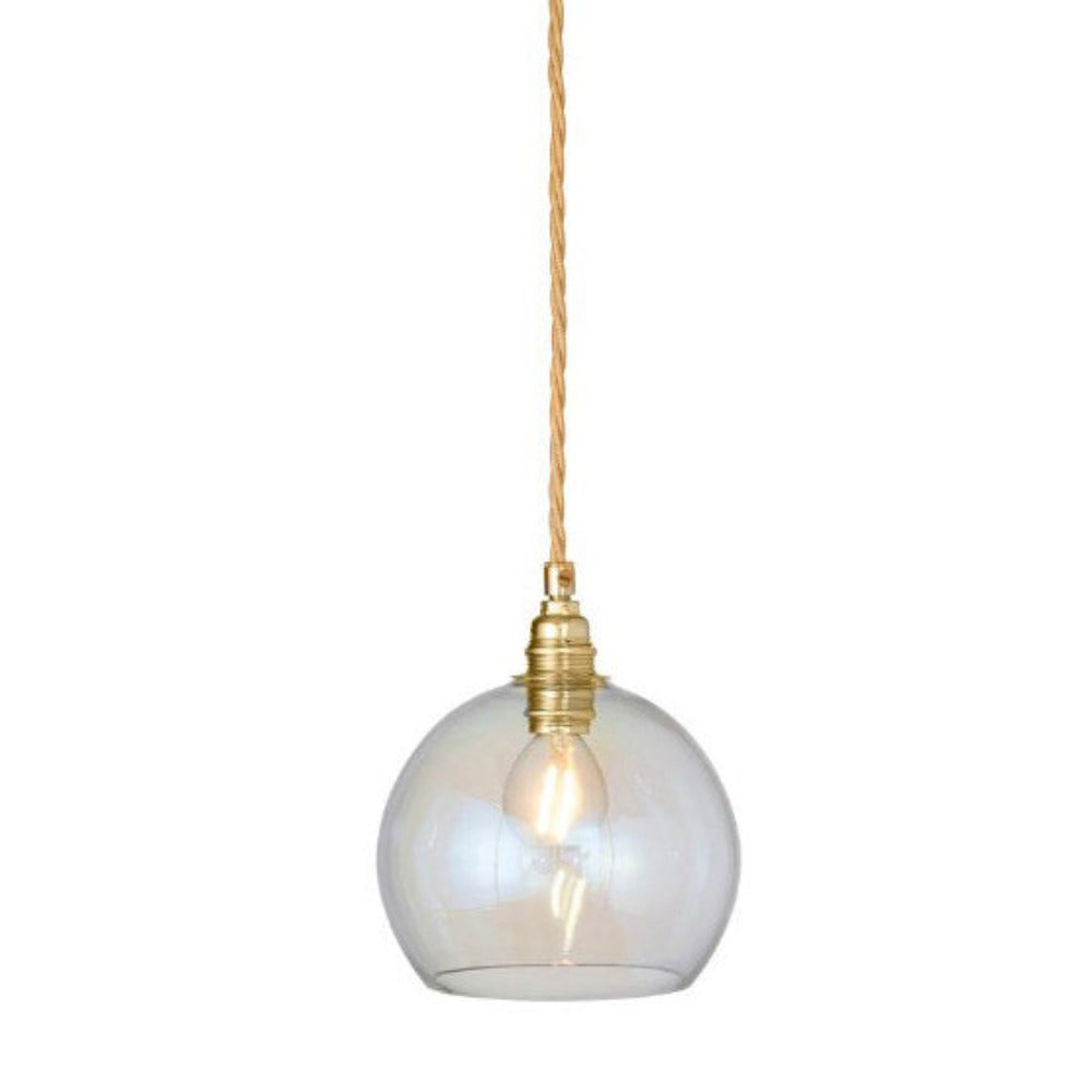 Buy Pendant Lights Australia Rowan Pendant Light W155mm Glass Matt Gold - LA1015