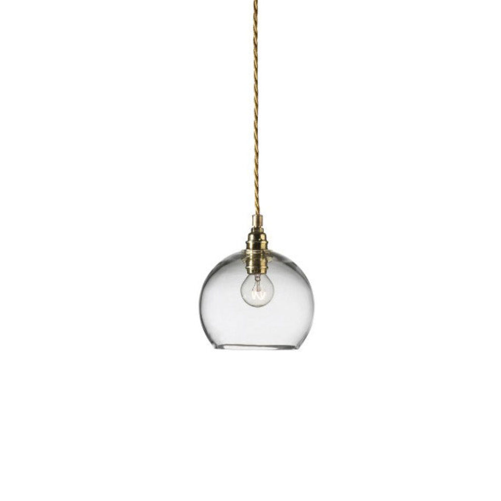 Buy Pendant Lights Australia Rowan Pendant Light W155mm Glass Matt Gold - LA1015