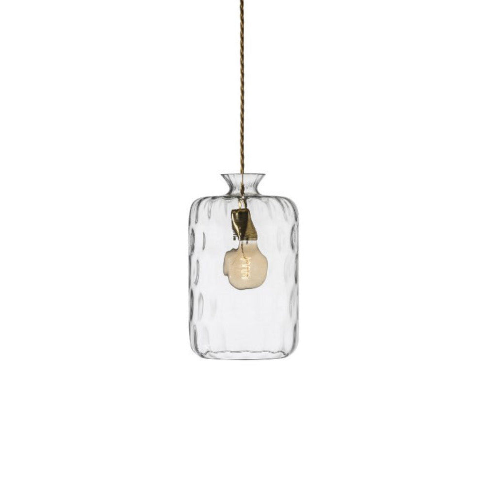 Buy Pendant Lights Australia Pillar Pendant Light W190mm Glass - LA101