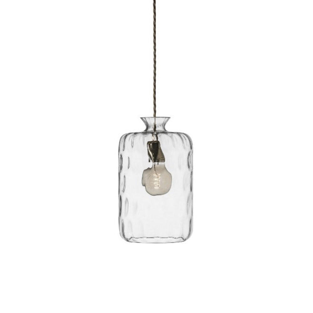 Buy Pendant Lights Australia Pillar Pendant Light W190mm Glass - LA101