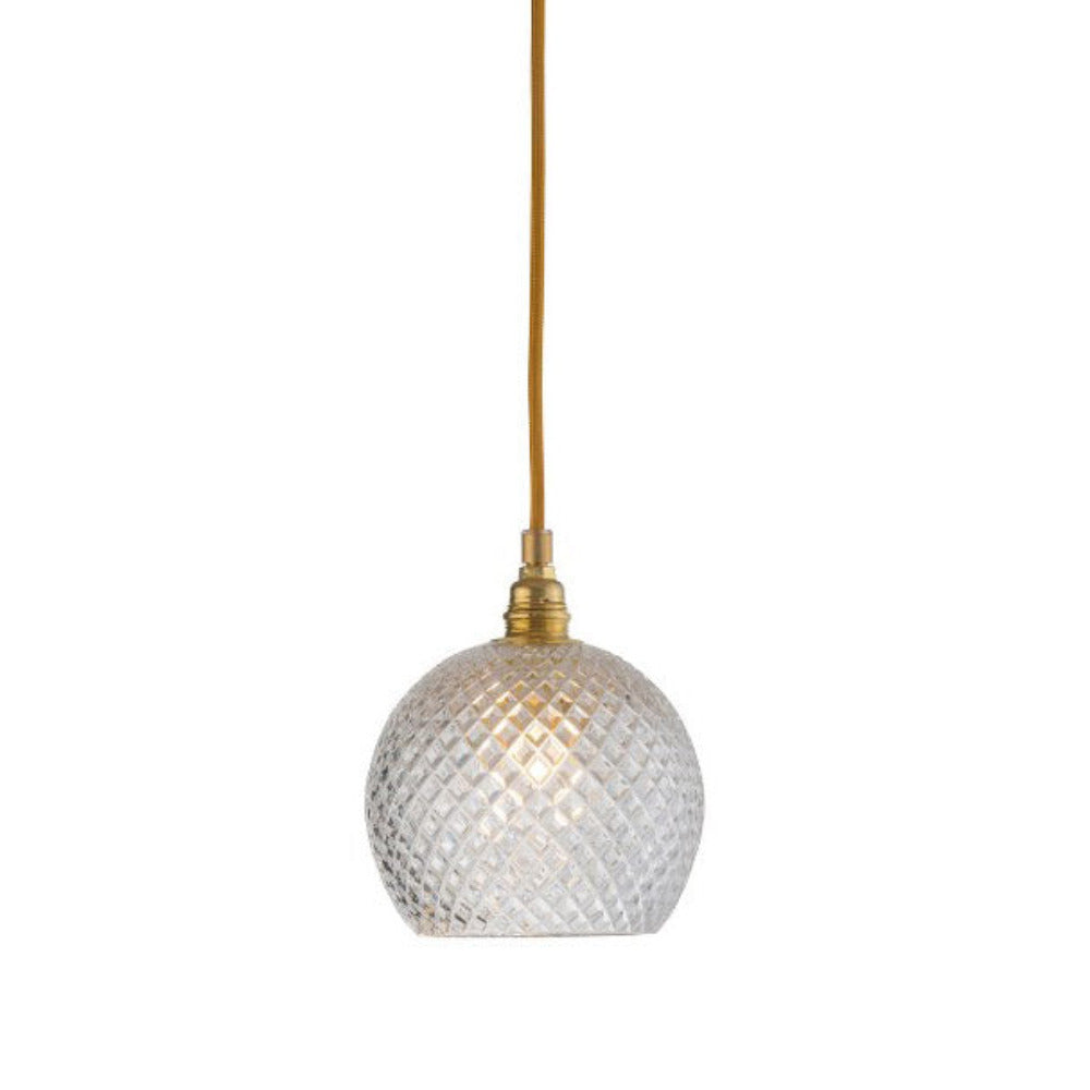 Buy Pendant Lights Australia Rowan Pendant Light W155mm Glass Matt Gold - LA1015