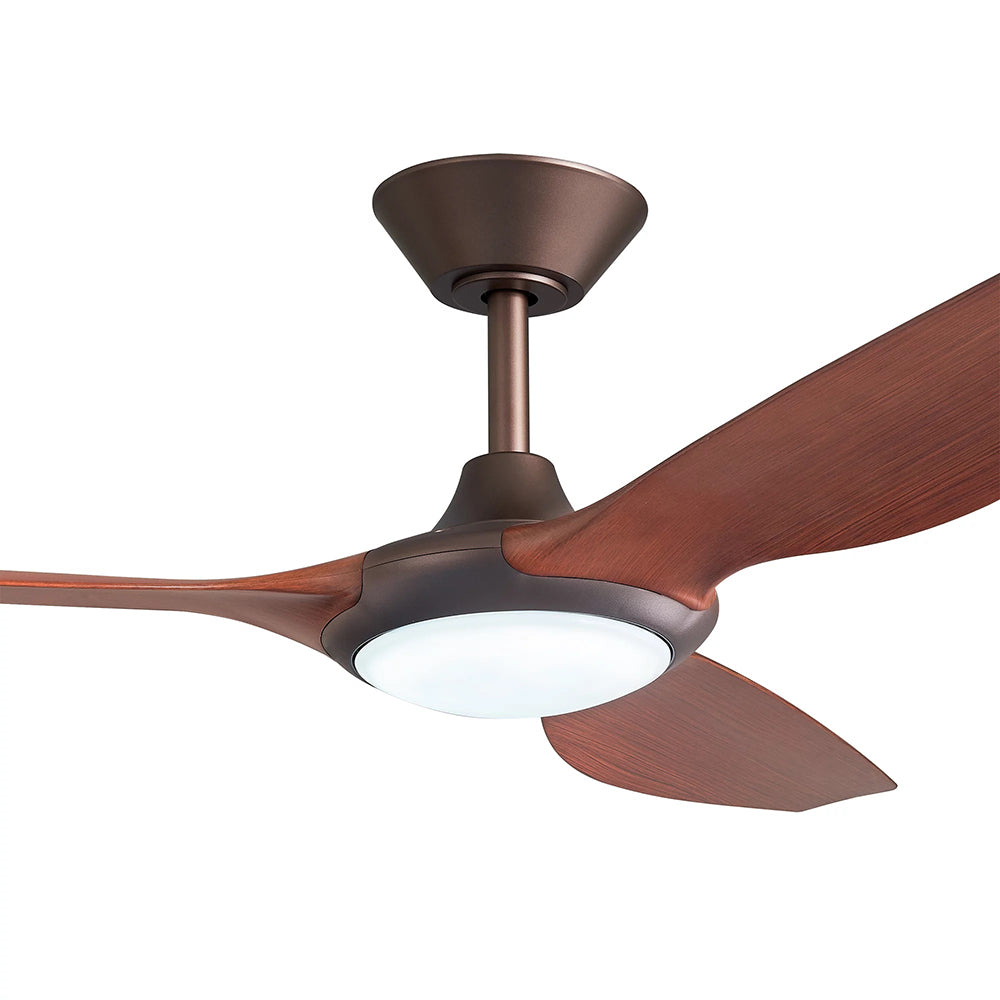 Buy DC Ceiling Fans With Light Australia Delta DC Ceiling Fan 56" Koa LED Light Oil-rubbed Bronze - DEL56OBLED