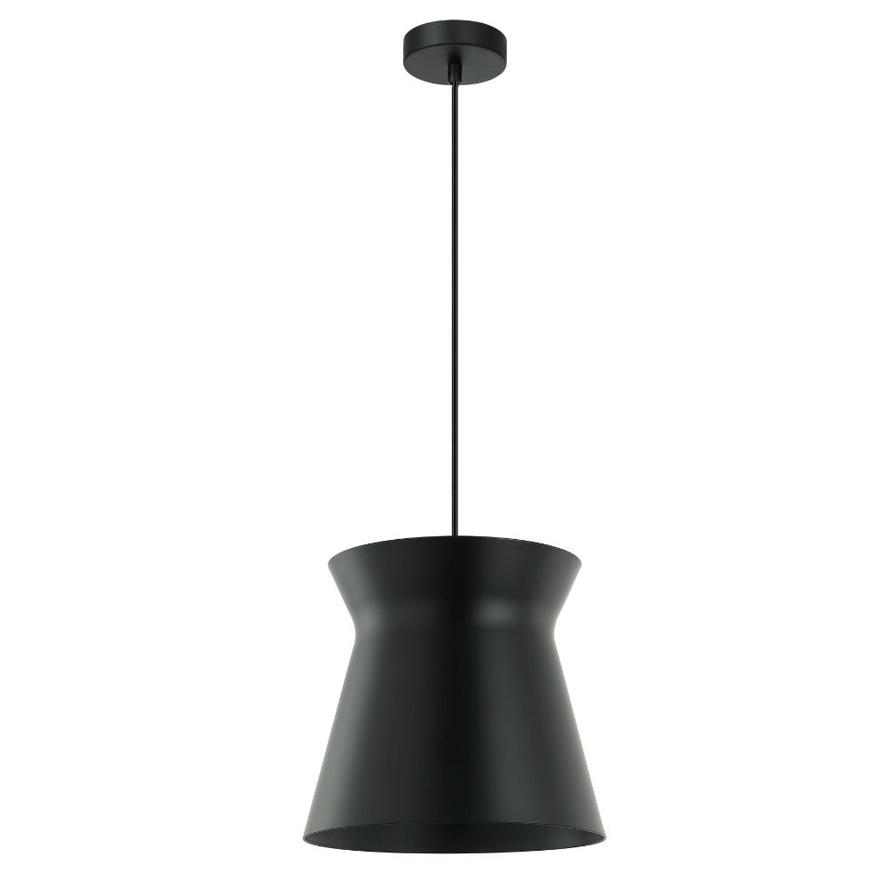 Buy Pendant Lights Australia Diablo 1 Light Pendant Black Cone Shape - DIABLO1