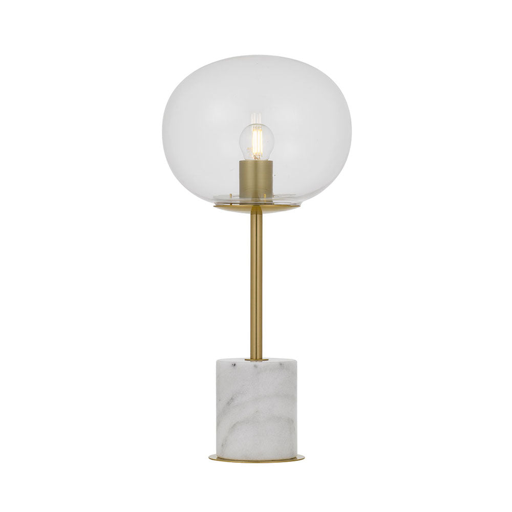 Buy Table Lamps Australia Dimas 1 Light Table Lamp White & Antique Gold - DIMAS TL-WHAG