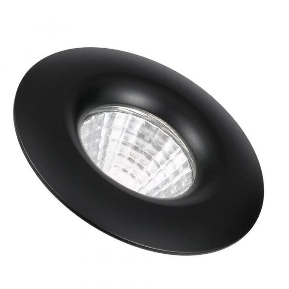 Duro Round Stair/Down Light 3W LED 5000K Aluminium, Black - DURO 3R-BK85