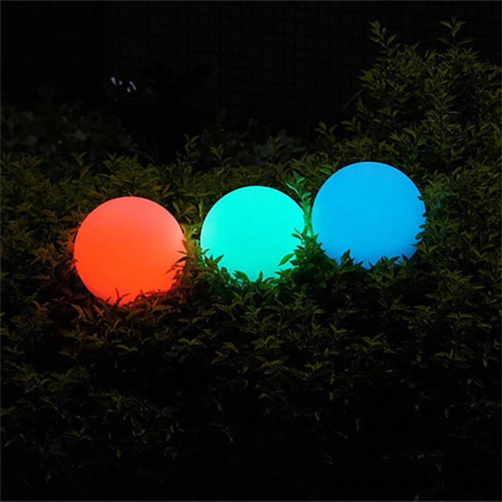 Buy Table Lamps Australia LED Mood Outdoor Portable Ball Light 5V Battery W500mm White Plastic RGB - LL0505