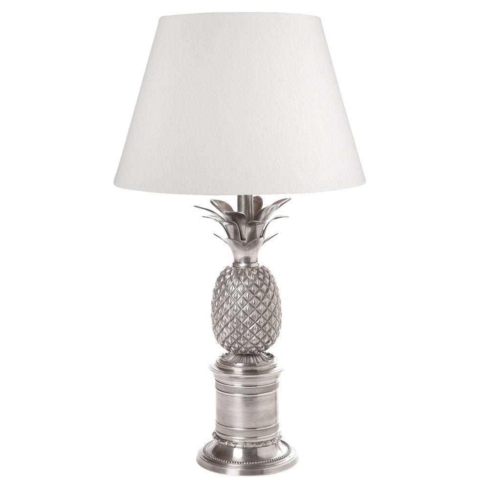 Bermuda 1 Light Antique Silver Pineapple Table Lamp Base Only - ELANK21675AS