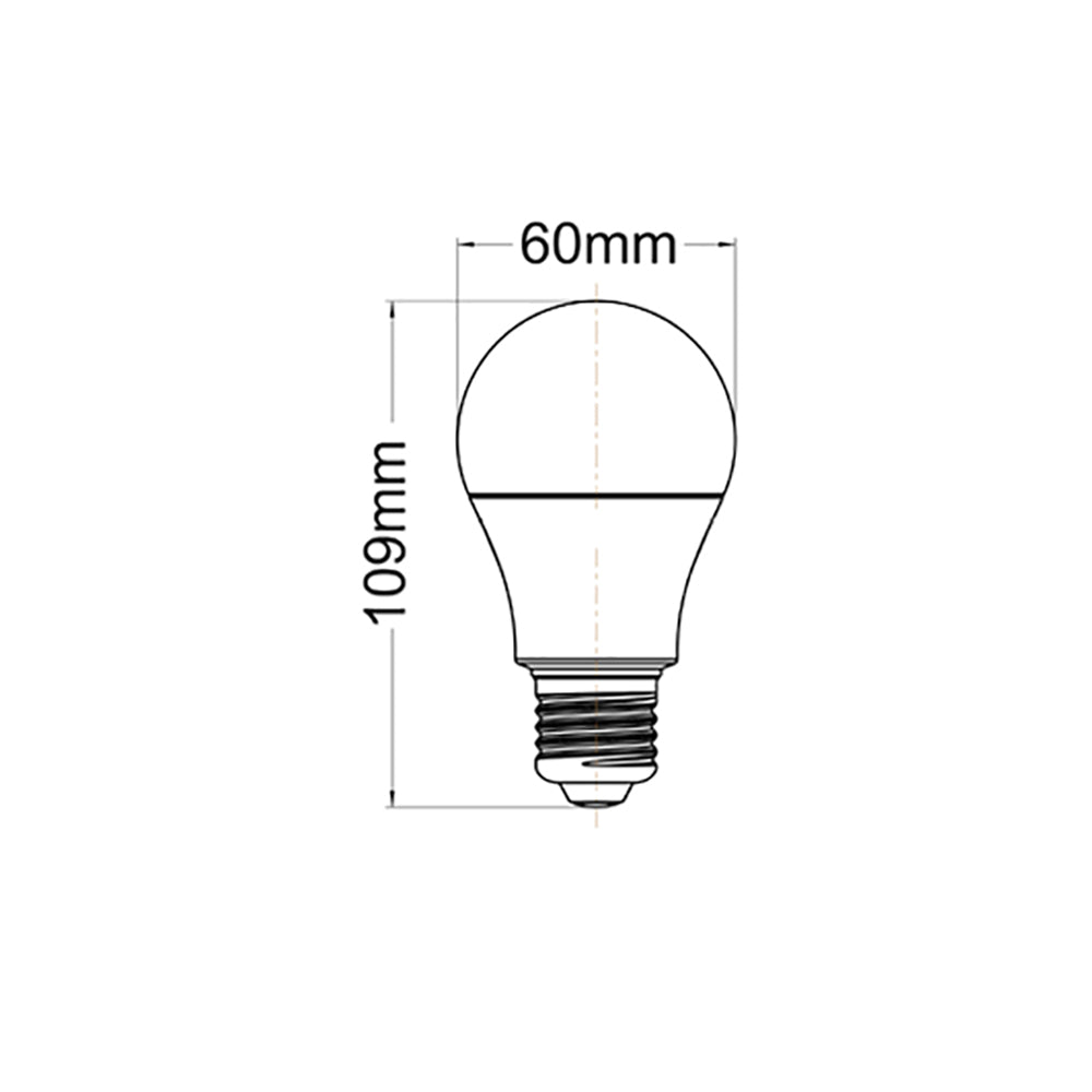 Buy LED Globes Australia GLS LED Globe ES 10W 240V Plastic / PC 3000K - GLS33