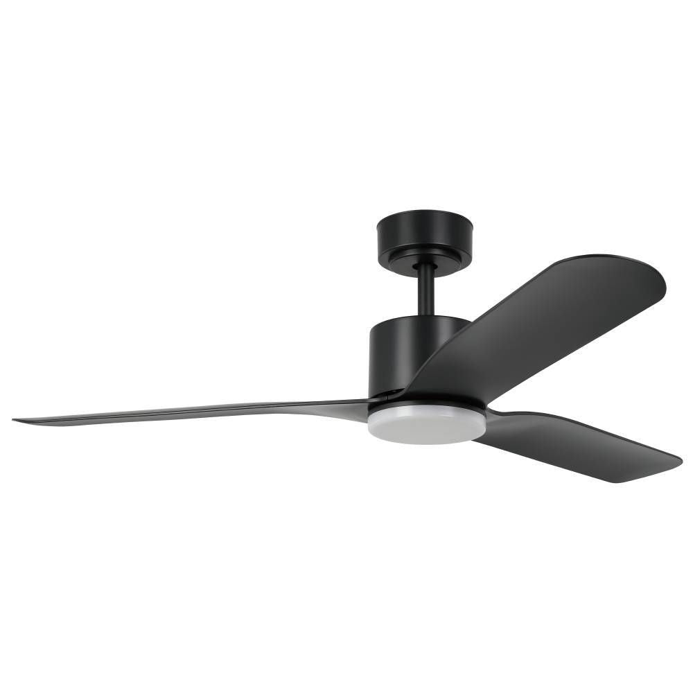 ILUKA DC Ceiling Fan 52" Matt Black With LED - 20537802