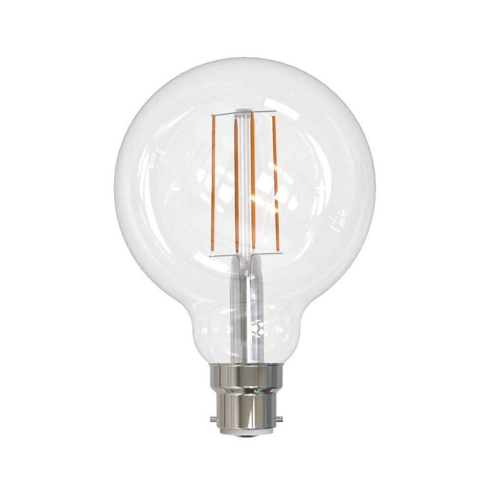 Filament G95 Dimmable LED Globe 240V 5W BC Clear 2700K - 205425