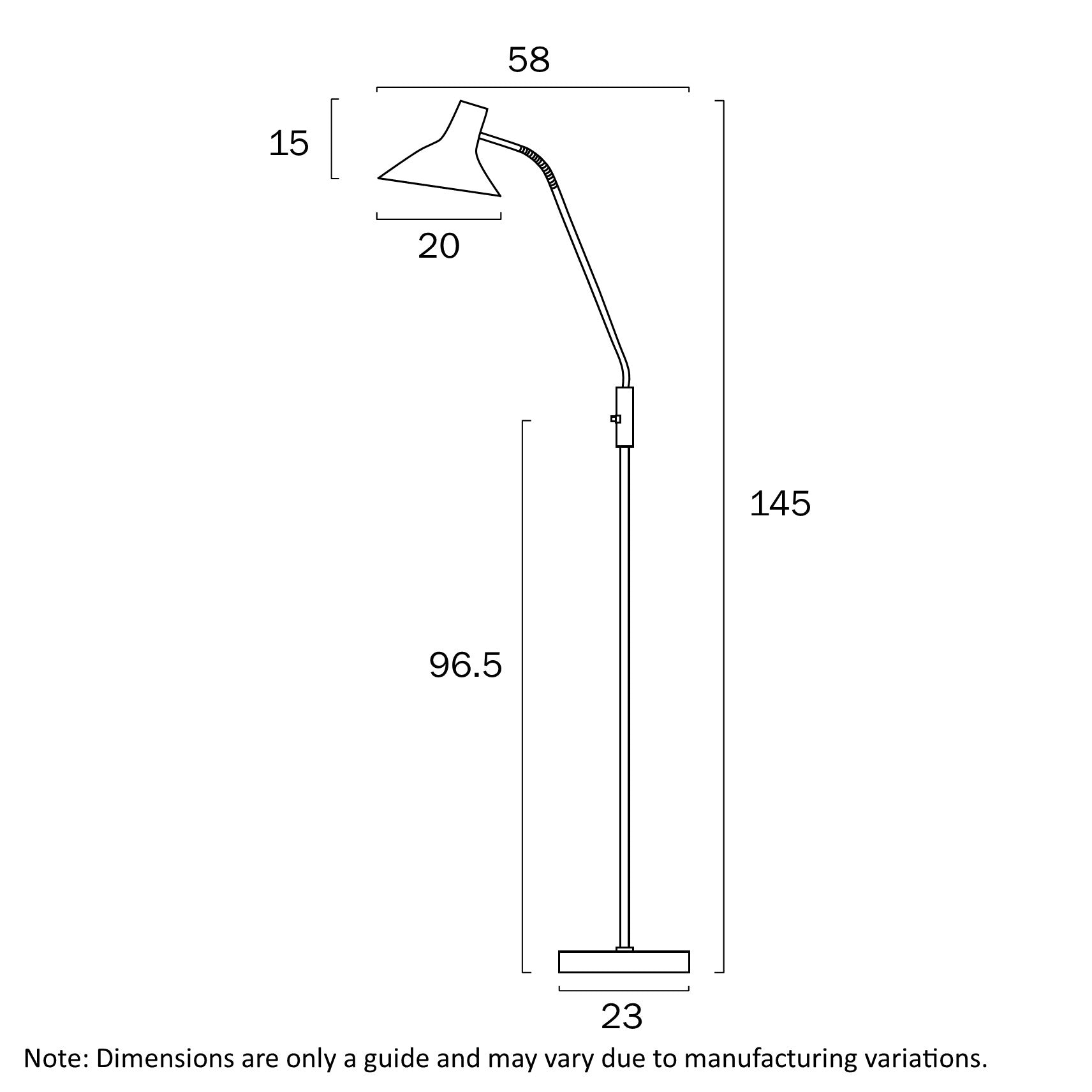 Buy Floor Lamps Australia Farbon 1 Light Floor Lamp White/ Brass Matt Metal - FARBON FL-WH