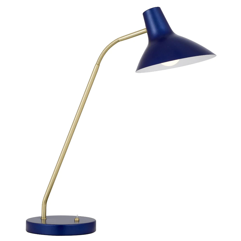 Farbon 1 Table Lamp Blue Metal - FARBON TL-BL