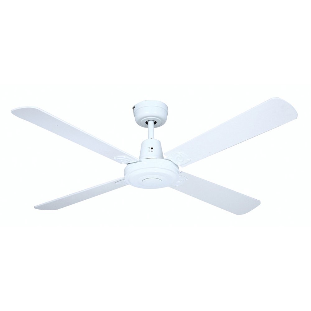 Swift AC Ceiling Fan 52" White With Timber Blades - FC010138WH