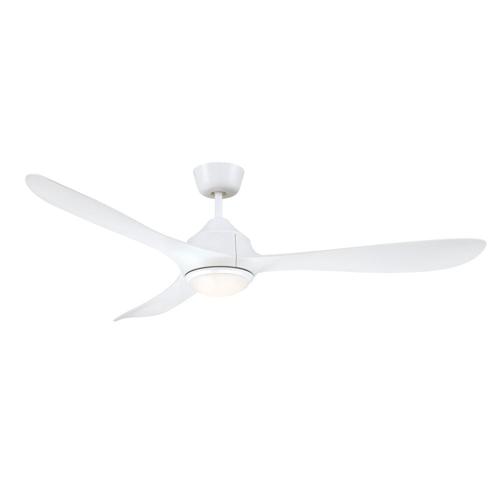 Buy DC Ceiling Fans With Light Australia Juno DC Ceiling Fan 56" White LED Light White - FC1128143WW