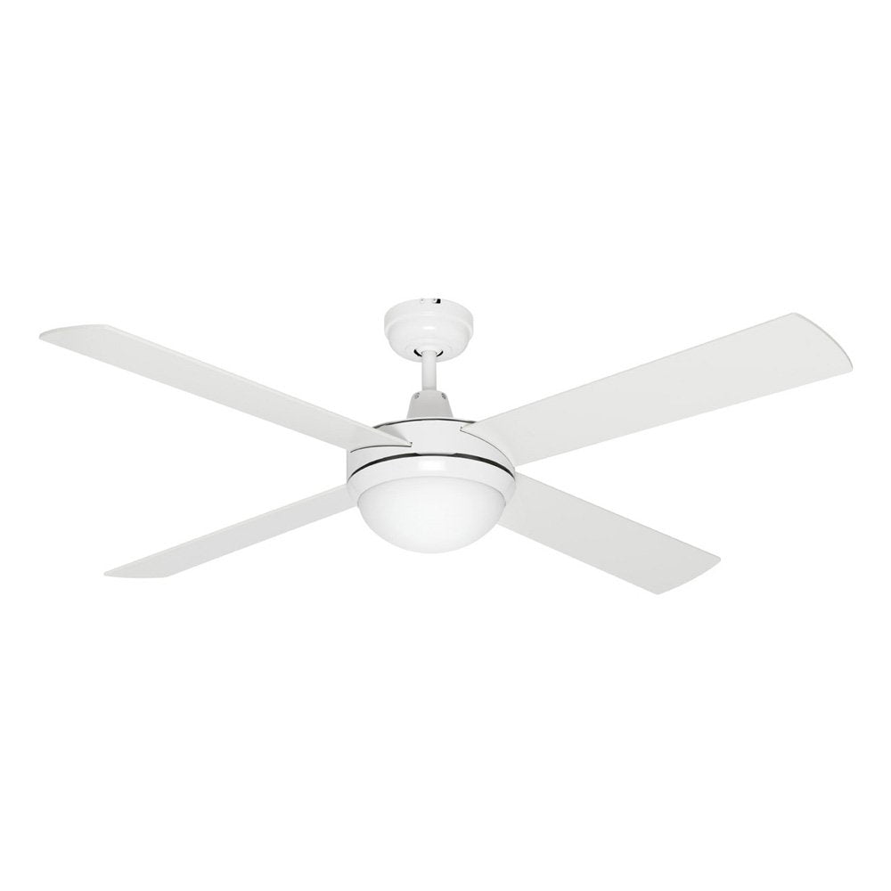Caprice AC Ceiling Fan 52" White With B22 Light - FC252134WH