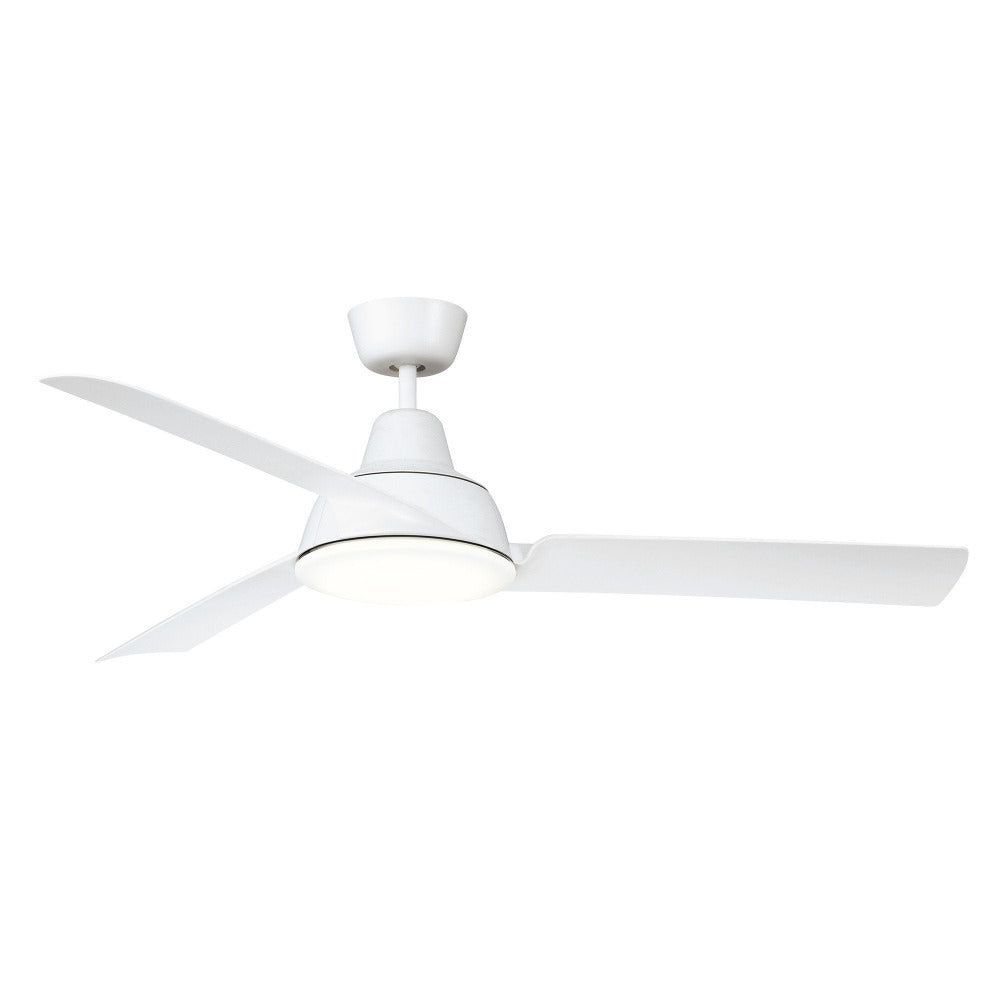 Airventure AC Ceiling Fan 52" White With LED Light - FC587133WH