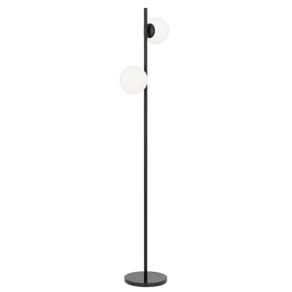 Buy Floor Lamps Australia Figaro 2 Light Floor Lamp ES Black Iron - FIGARO FL2-BKOM