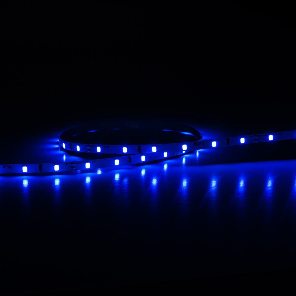 FL2406 24V 6W Dimmable LED Strip Light 30 Meter Roll Blue IP20