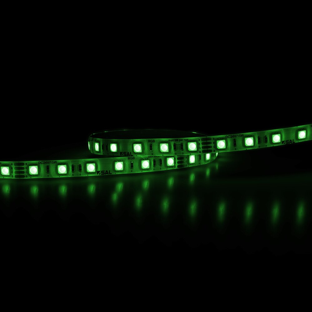 FL2415 24V 15W Dimmable LED Strip Light 1 Meter RGB IP44