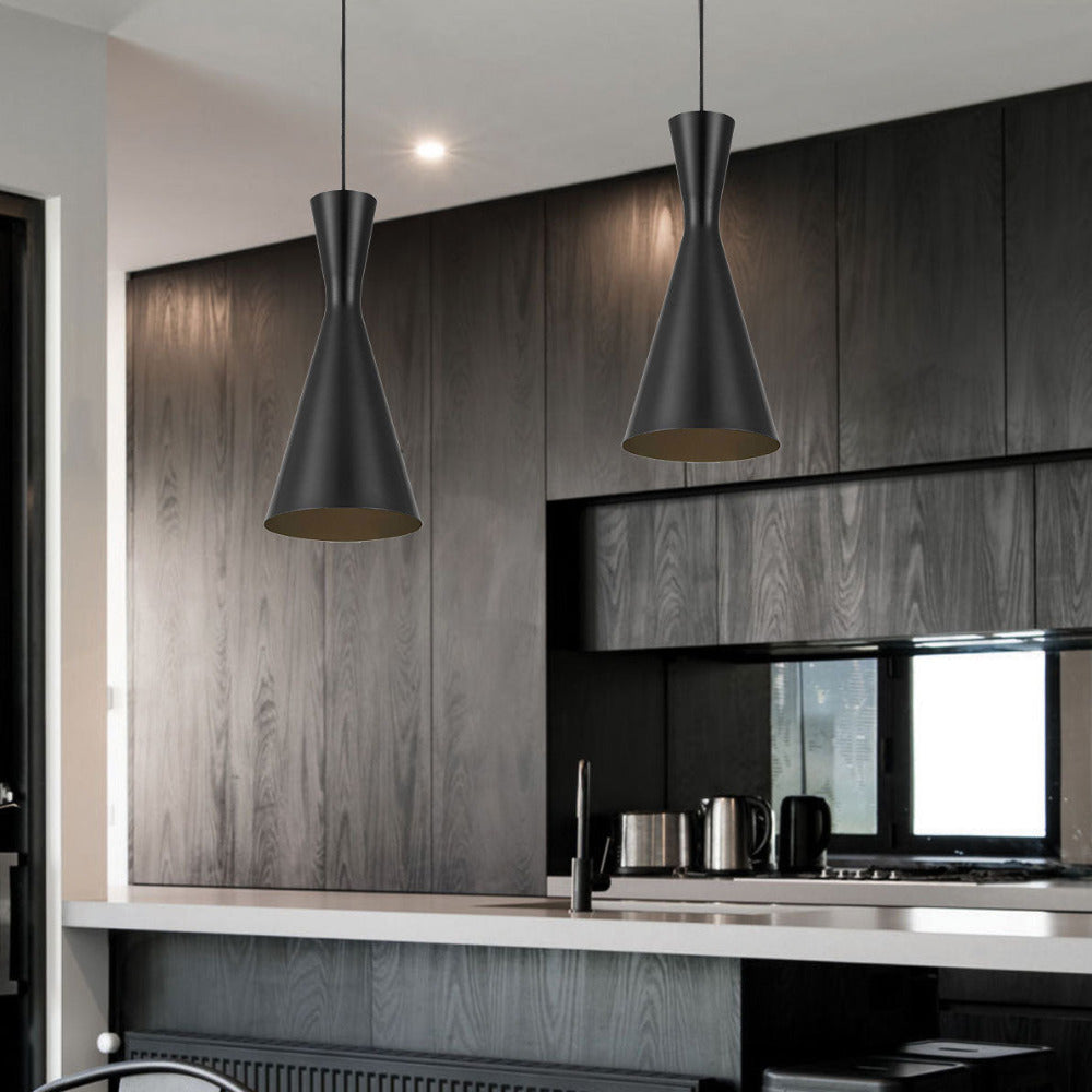 Buy Pendant Lights Australia Flero 30 1 Light Pendant Black - FLERO PE30-BKB