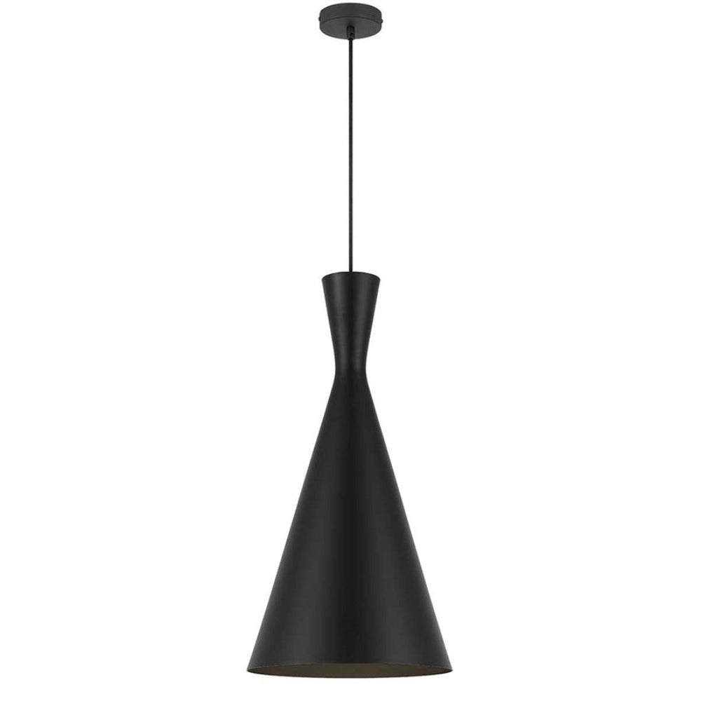 Buy Pendant Lights Australia Flero 30 1 Light Pendant Black - FLERO PE30-BKB