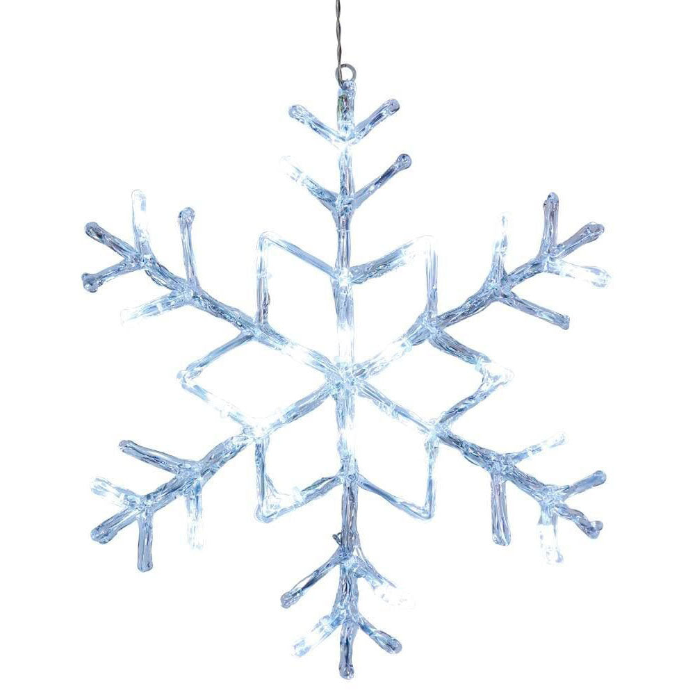 Buy Christmas Lights Australia XMAS Antarctica Snowflake Neutral White 400mm - 410795N