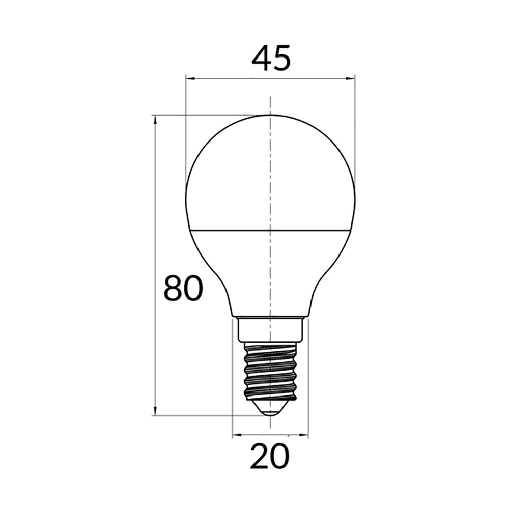 Buy LED Globes Australia Fancy Round LED Globe SES 3W 240V Plastic / PC 5000K - FR40