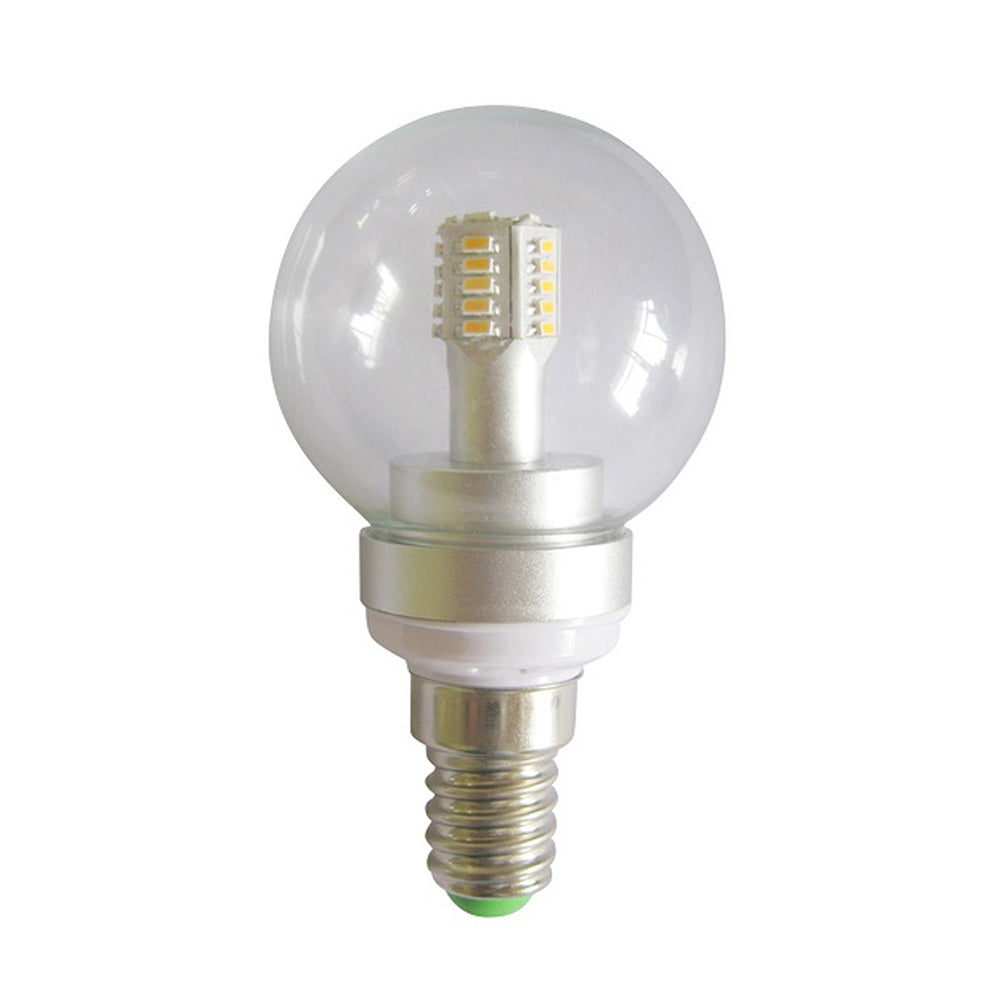 Buy LED Globes Australia Fancy Round LED Globe SES 4W 240V Clear Glass 5000K - FR7