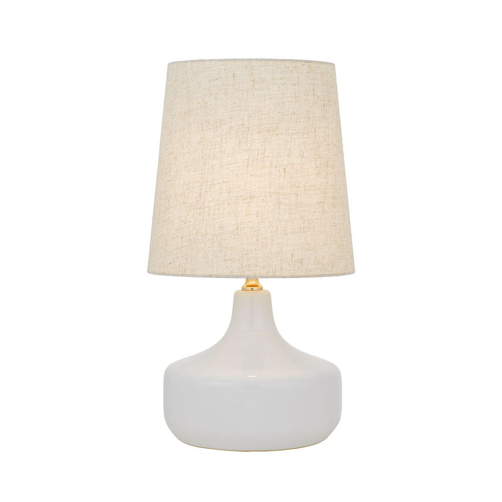 Buy Table Lamps Australia Gabino 1 Light Table Lamp White & Ivory - GABINO TL-WHIV