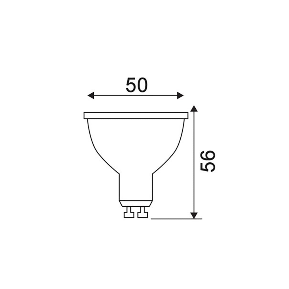 Buy LED Globes Australia LED Globe GU10 5W 240V Glass 5000K - GU1004D