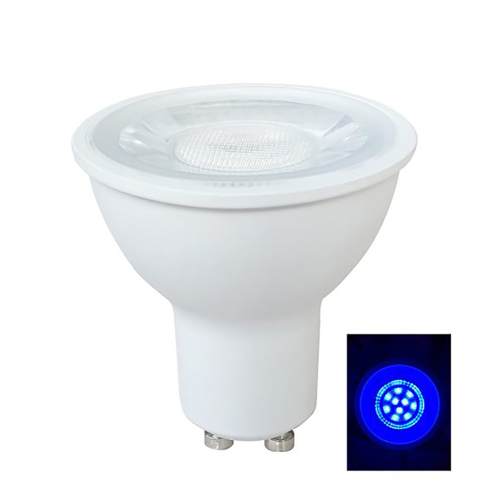 Buy LED Globes Australia LED Globe GU10 5W 240V Plastic Blue - GU10B01A