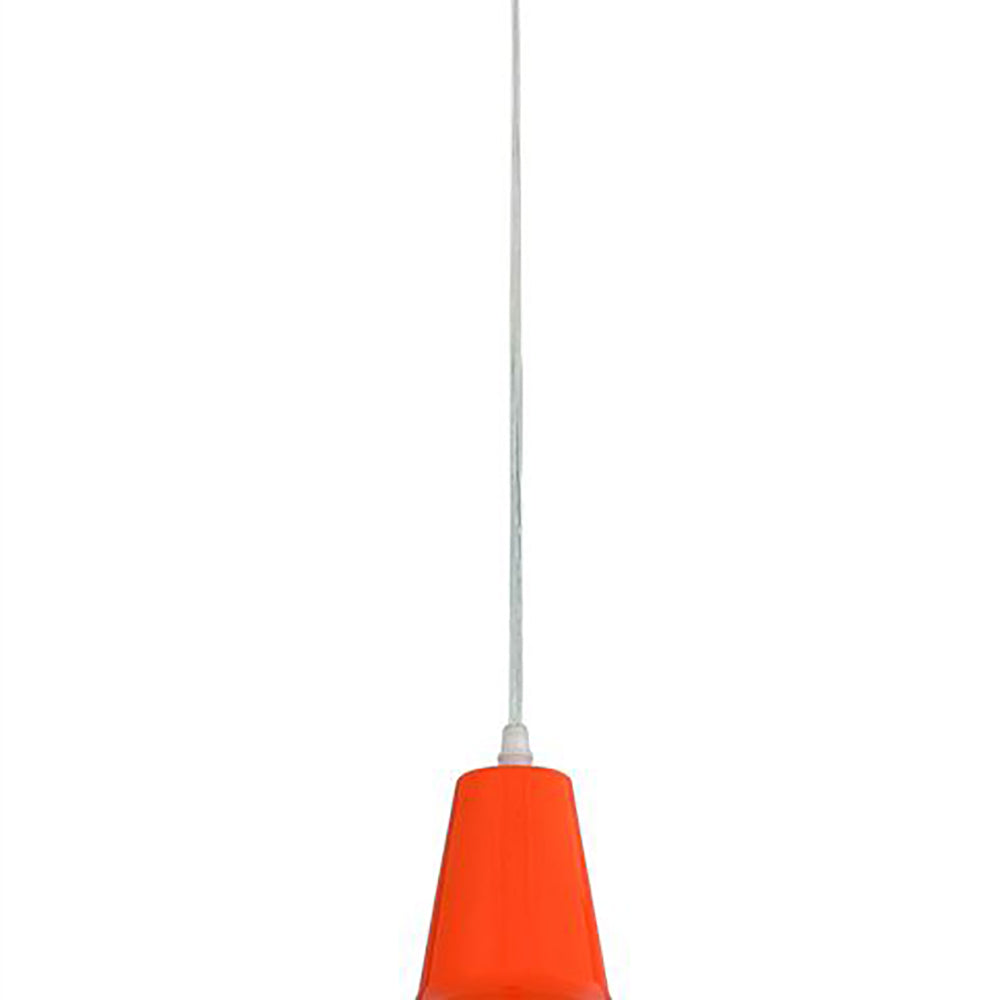 Buy Pendant Lights Australia Divo Angled Dome Shape 1 Light Pendant Orange - DIVO10