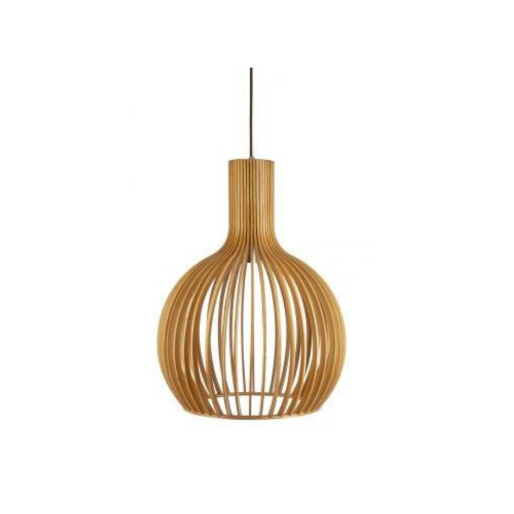 Fiorentino Lighting - GUARIN 1 Light Pendant Medium Wood