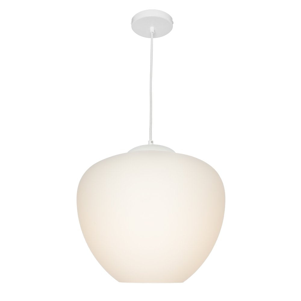 Buy Pendant Lights Australia Helena 1 Light Large Pendant Light White - HELE1PLWHT