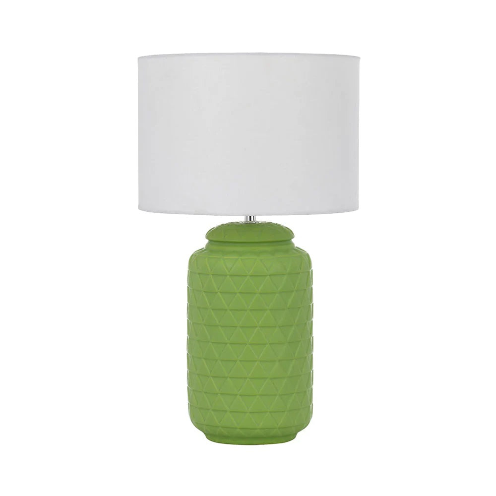 Buy Table Lamps Australia Heshi Table Lamp W300mm Green Ceramic - HESHI TL-GNWH