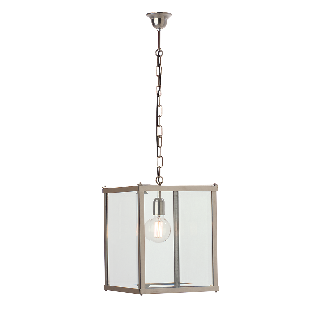 Ceiling Lantern Light Polished Aluminium - HL-F300-PA