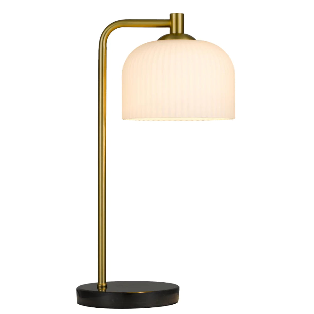 Buy Table Lamps Australia Hoff Table Lamp Antique Gold Iron Black Marble - HOFF TL-BKOM