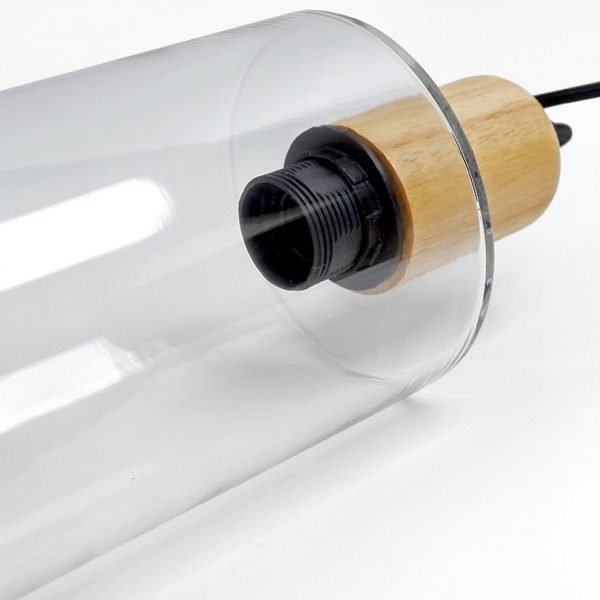 Buy Pendant Lights Australia Modern Glass and Wood Pendant Light - LL002PL022