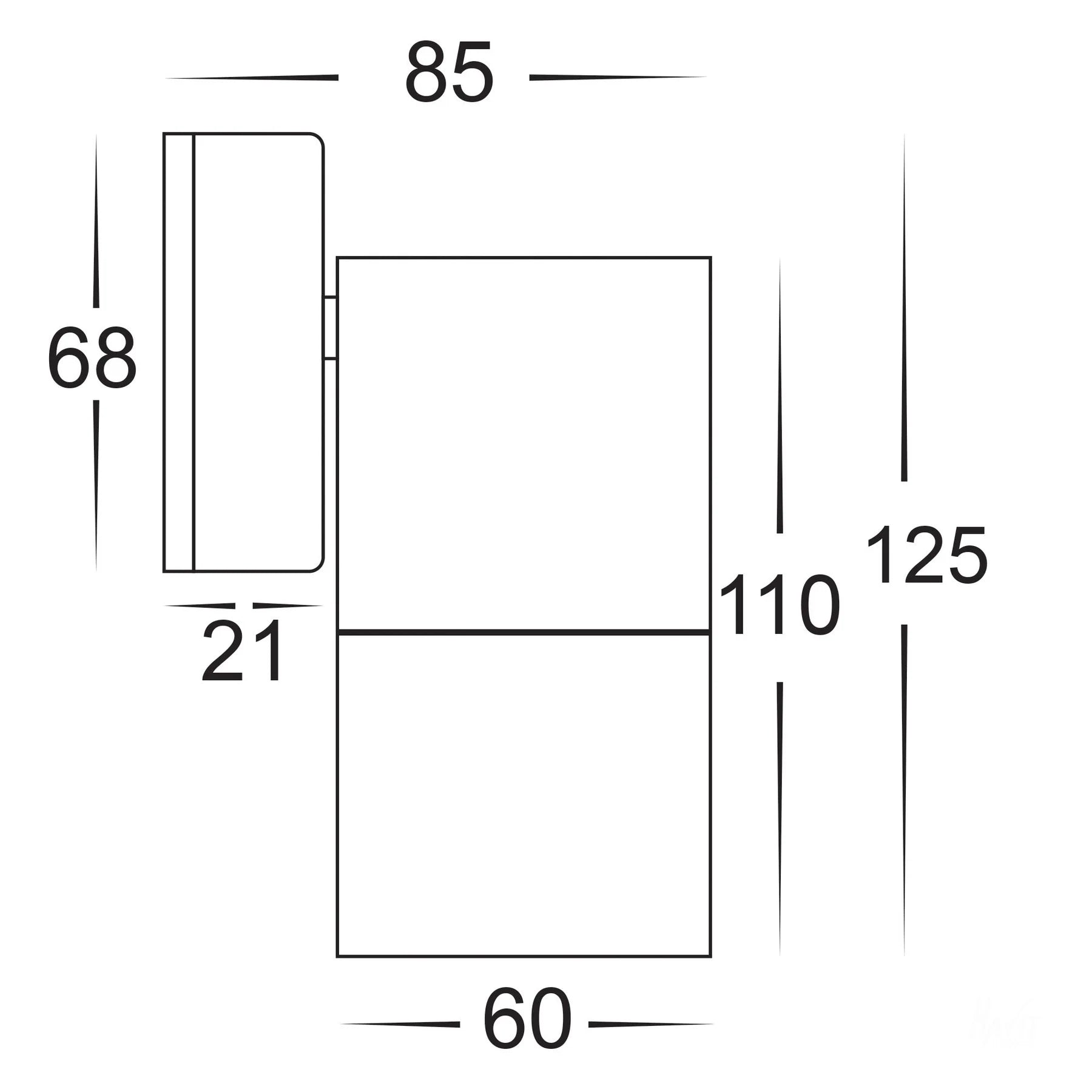 Buy Exterior Wall Lights Australia Tivah Exterior Down Wall Light Solid Brass 3 CCT - HV1157GU10T