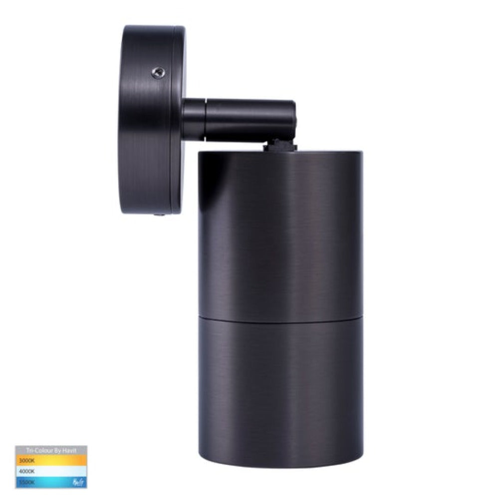Buy Exterior Spotlights Australia Tivah Exterior Spotlight 12V B120° Graphite Solid Brass 3CCT - HV1277MR16T