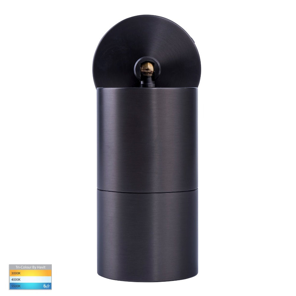 Buy Exterior Spotlights Australia Tivah Exterior Spotlight 12V B120° Graphite Solid Brass 3CCT - HV1277MR16T