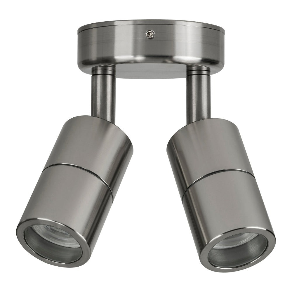 Buy Exterior Spotlights Australia Mini Tivah Exterior 2 Spotlight 316 Stainless Steel 4000K - HV1307MR11NW
