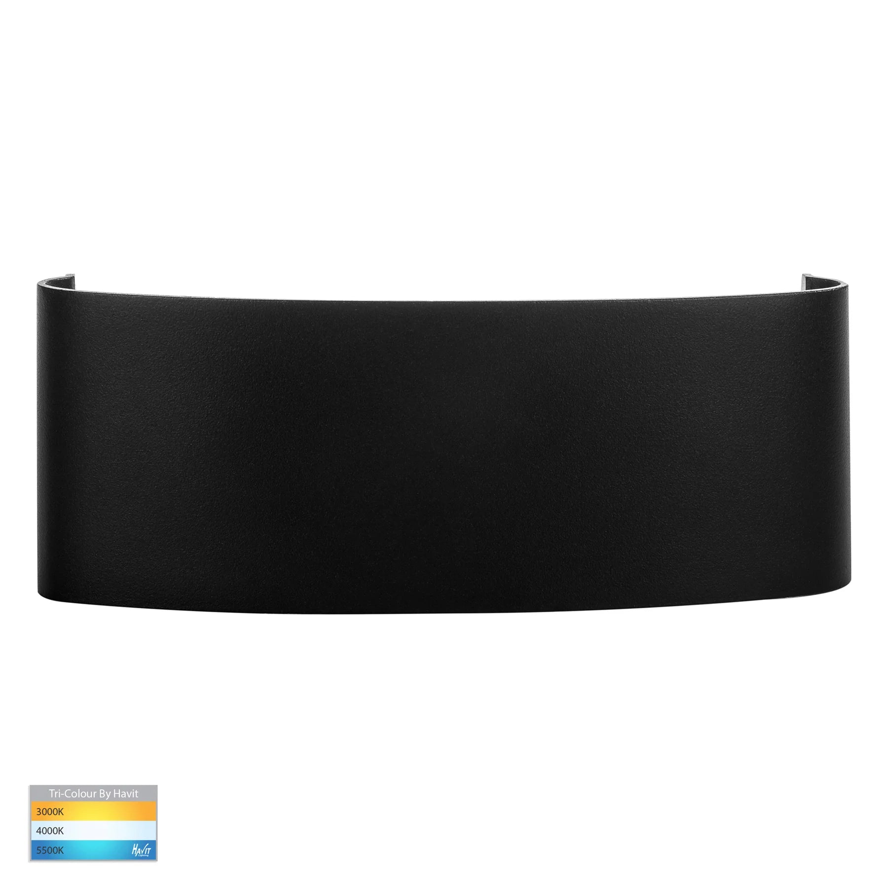 Buy Up / Down Wall Lights Australia Maro LED Up & Down Wall 8 Lights 12V Black Aluminium 3 CCT - HV3697T-BLK-12V