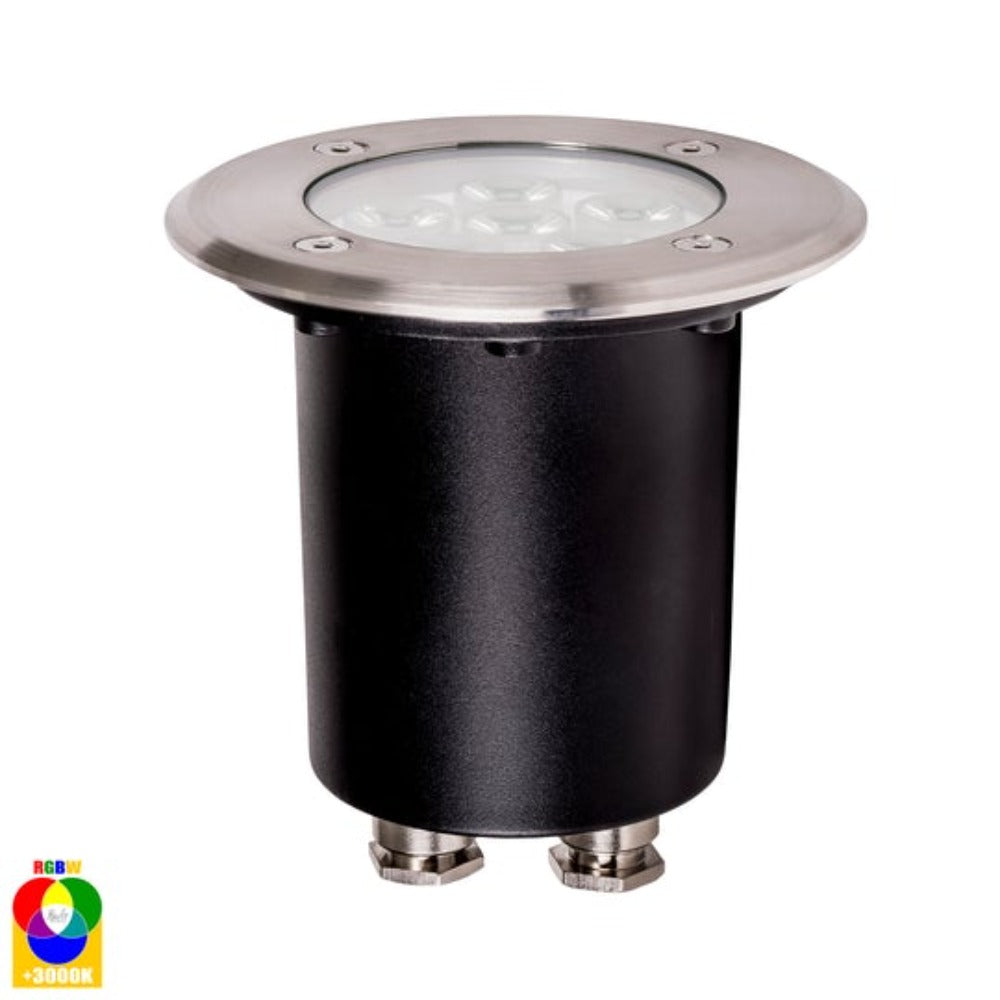 Buy Inground Lights Australia Metro Square Inground Light 316 Stainless Steel RGBW - HV1801RGBW