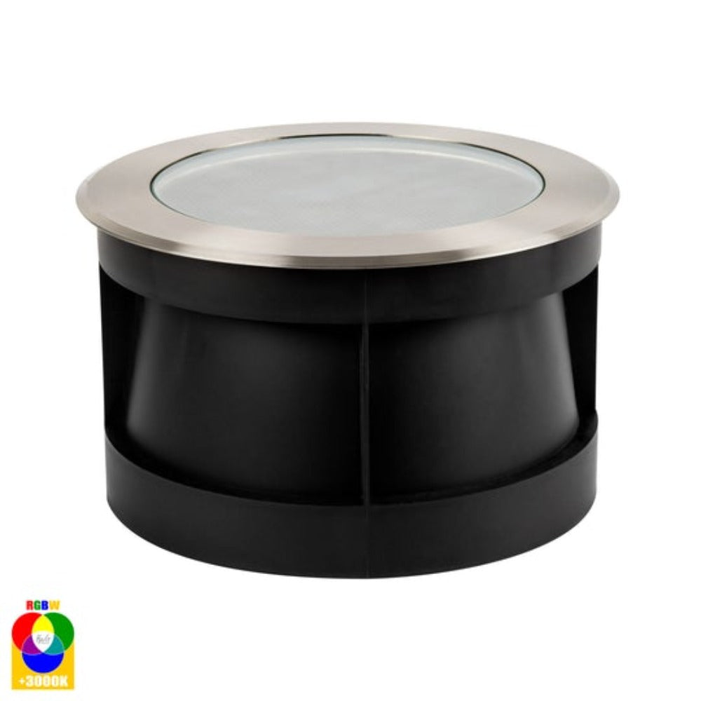 Buy Inground Lights Australia Split LED Inground Light W260mm 316 Stainless Steel RGBW - HV1845RGBW