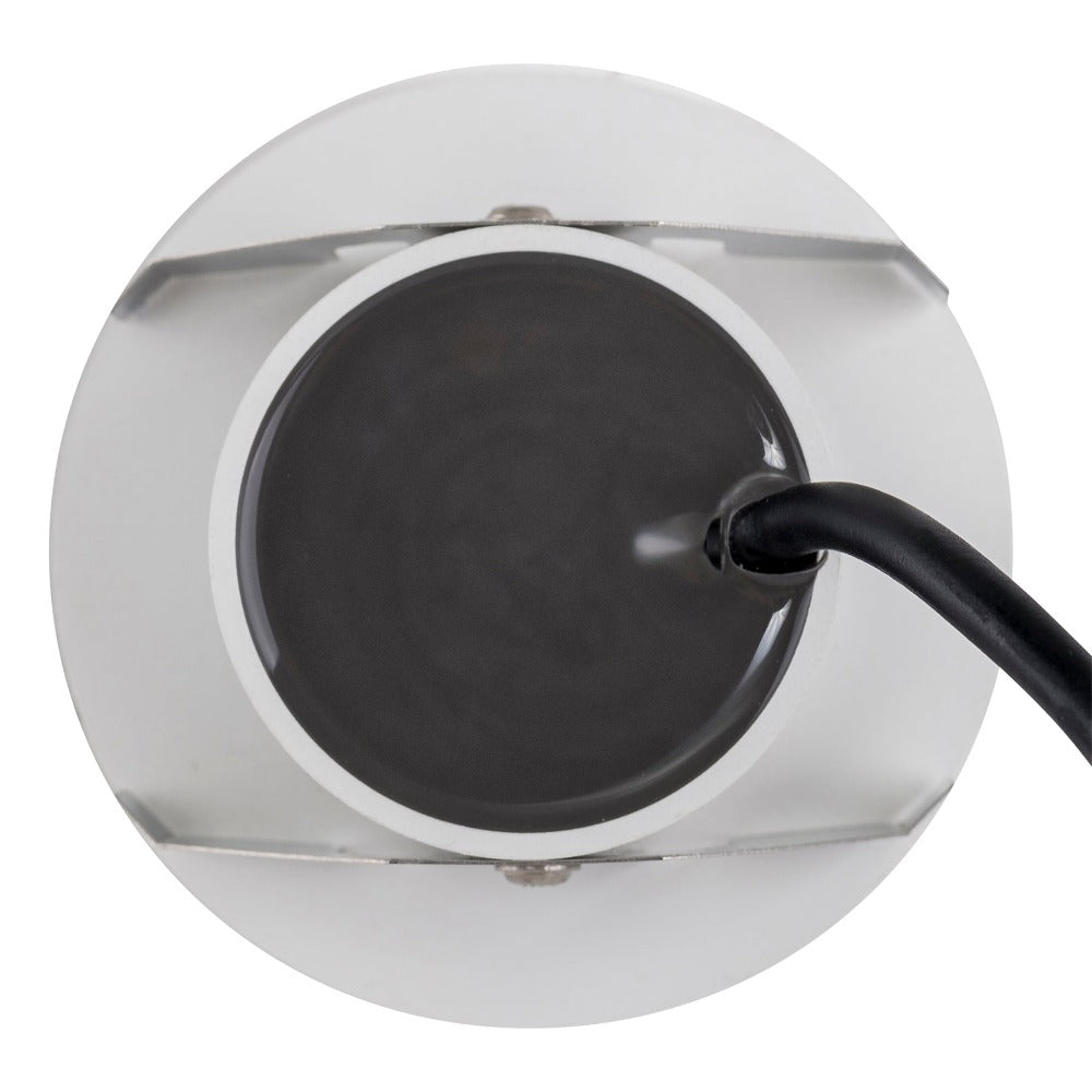 Buy Outdoor Step Lights Australia Reces Round Step Light White 4000K - HV3205N-WHT